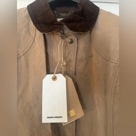 Front Street 8 Archivio Botanico Long Coat NWT Unisex S - Picture 7 of 10